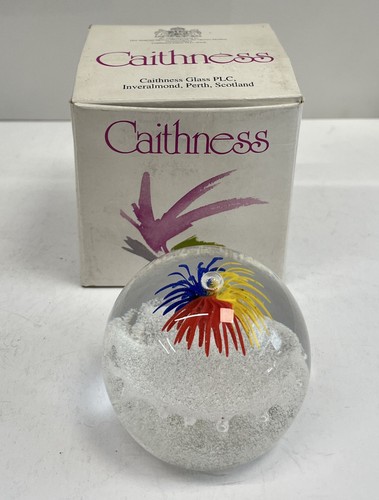 Art glass paperweight - glass,