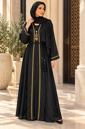 Black abaya women - women, dubai