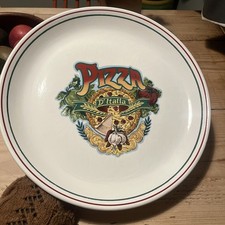 Vintage Ceramic Large Pizza D'