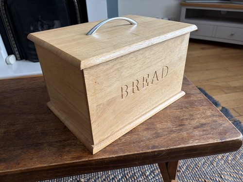 Original wooden bread bin - ,