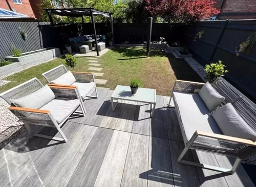Garden furniture set modern - furniture,