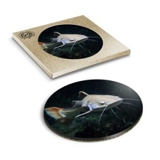 1 x Boxed Round Coasters - Redtail Catfish #12662