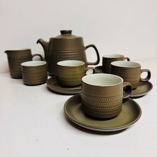 Denby Chevron Stoneware Green