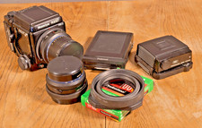 Mamiya RZ67 Professional Pro II with 110 mm, 50mm, 2 120 backs and polaroid back