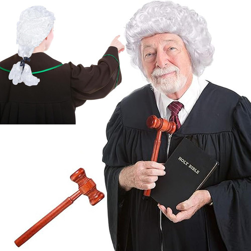 Piece judge wig - wig,