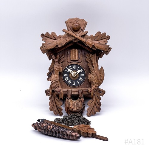 Vintage cuckoo clock with - with, bird
