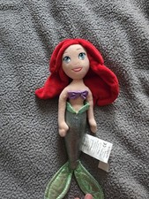 DISNEY STORE THE LITTLE MERMAID ARIEL SOFT TOY PLUSH DOLL