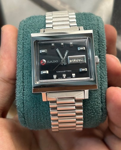 Vintage rado manhattan black - manhattan,