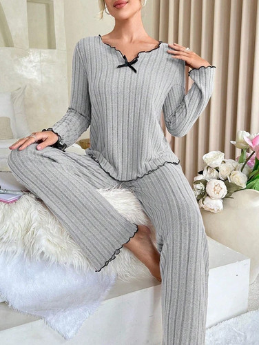 Ladies elastic waist long - elastic,