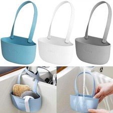 Kitchen Sponge Drain Rack Sink Holder Hanging Basket Bathrooms Storage Tools
