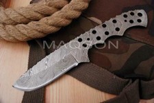  Damascus Blade, Hand Forged Damascus Blank Blade 844-2EA