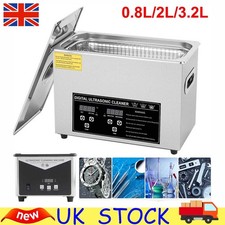 0.8L~3.2L Digital Ultrasonic Cleaner Ultra Sonic Bath Cleaning Tank Timer Heater