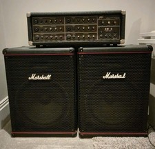 Peavey Mixer Amp AM 6 & 2x Marshall PA Speakers