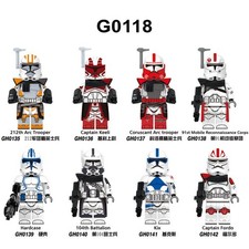 Custom Lego Star Wars Minifigures Clone Troopers Jedi Anakin Skywalker Toy Model