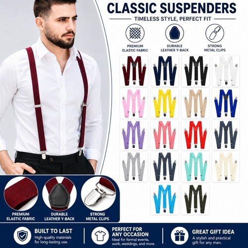 Mens elasticated heavy duty - mens,