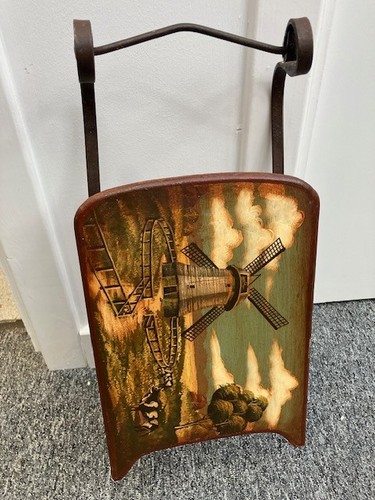 Vintage hand painted wooden - vintage,