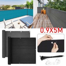 5M Privacy Garden Fence Panel Balcony UV Protection Shade Cover Screen Sunshade