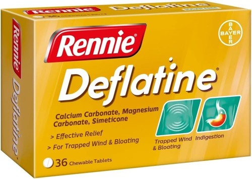 Rennie deflatine trapped wind - rennie, deflatine,