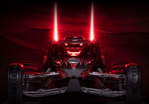Traxxas red led whip light - red,