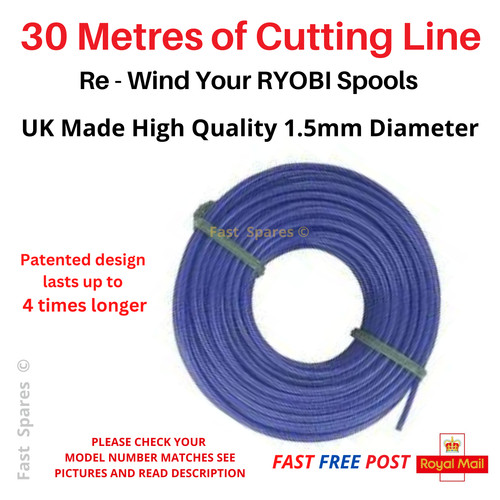 Ryobi strimmer spool line - ryobi,