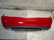 COMPLETE REAR BUMPER IN RED CONVERTIBLE AMG SPORT MERCEDES BENZ SLK R172 2013