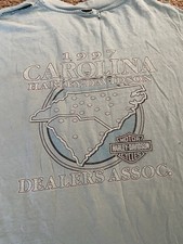 Vintage 1997 Harley Davidson Carolina Beach Rally Dealers Assoc. T Shirt XXL