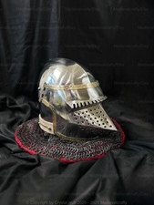 Medieval Klappvisor Helmet