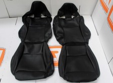 Ambla black leather Recaro CS low base front seat covers new take off
