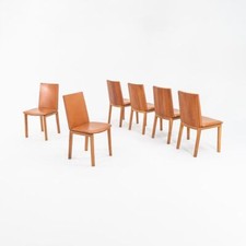 2000s Set of Six Per Hansbaek for Skovby SM51 Danish Cherry Wood Dining Chairs