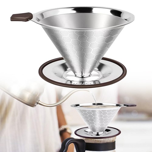 Metal pour over cone - metal,