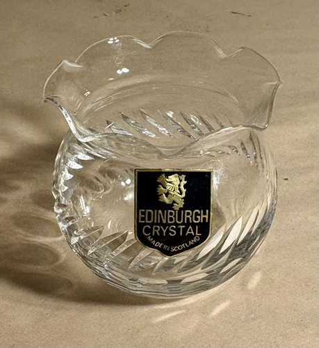 Edinburgh crystal etched - edinburgh, 2