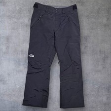 Mens Black The North Face Dryvent Ski Trousers Salopettes (Size L) S730