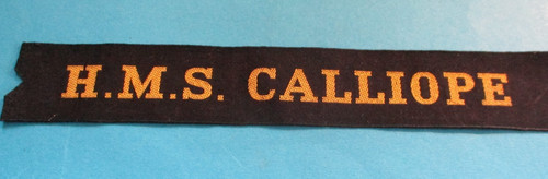 Royal navy cap tally - tally,