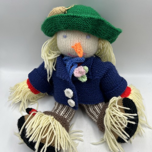 Hand knitted scarecrow sam - hand,