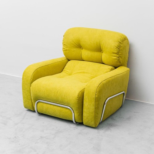 Green tubular steel fabric - green,