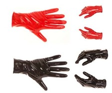 Rubber Latex Moulded Wrist Length Gloves 2nds.