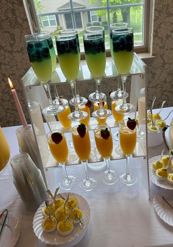 Tier acrylic champagne - acrylic,