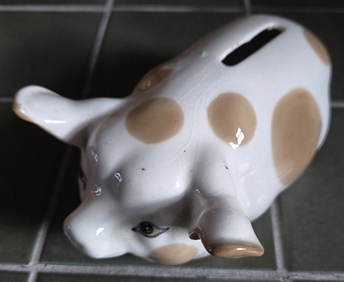 Szeiler pottery pig piggy - pottery,