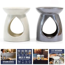2 CERAMIC OIL BURNER WAX MELT