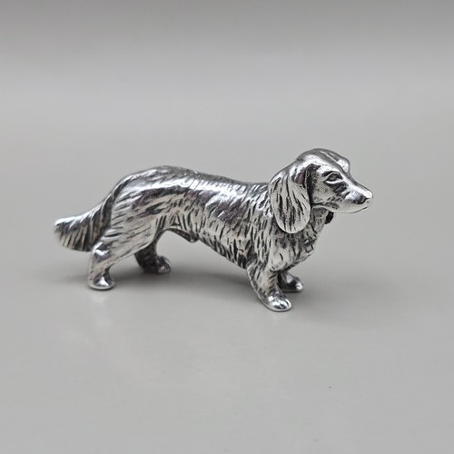 Collectible solid silver dog - collectible,