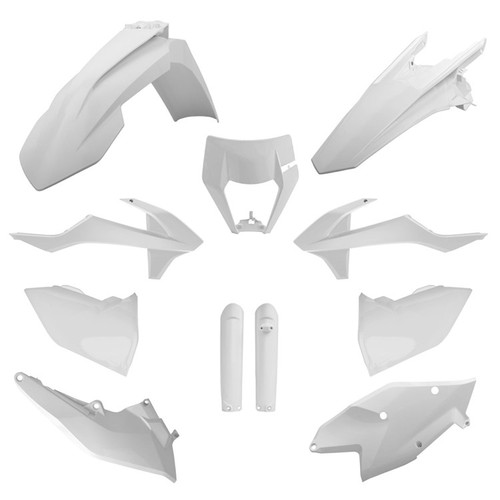 Polisport white plastic - white,