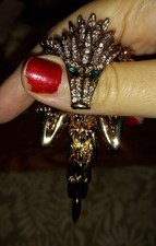 BROOCH ARTICULATED Dragon OR