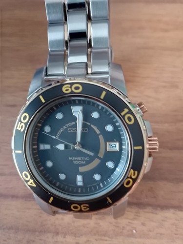 Seiko kinetic mens watch ska - seiko,