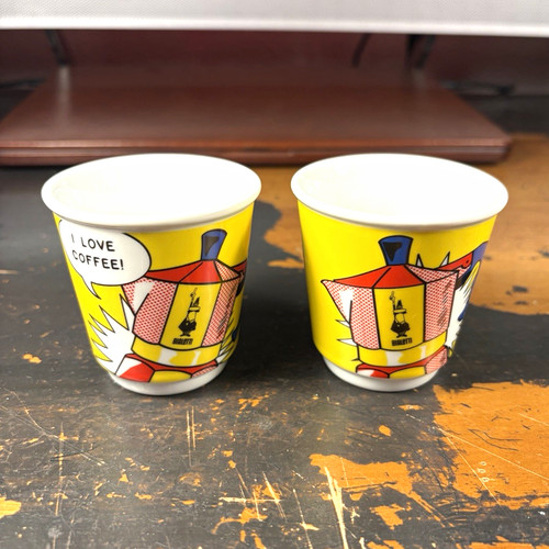 Bialetti yellow pop art comic - yellow,