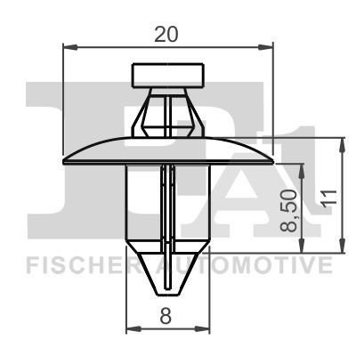 Fits fischer 30001 clip - fits, 55-30001.10