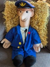 Telitoy Large Postman Pat Prop - Plastic Hard Face & Plush Body- Prop/Toy