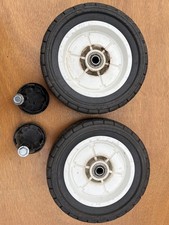 HONDA HR216 HR2160 Mower - Front Wheels with bolts  - Genuine OEM Part Superb! 