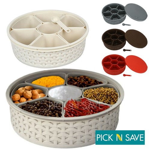 Plastic indian spice box - indian,