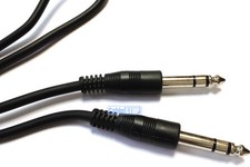 6.35mm Stereo 1/4" Jack Male