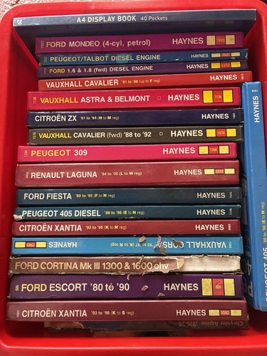 Haynes car manuals - car,